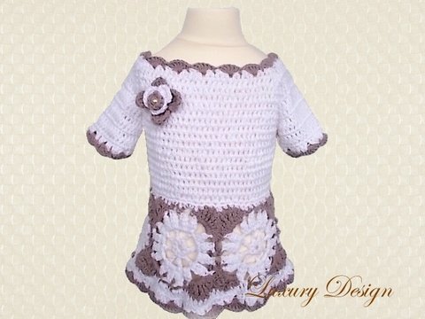 Häkelanleitung Kinderkleid 9 Monate bis 5 Jahre Summer No.6