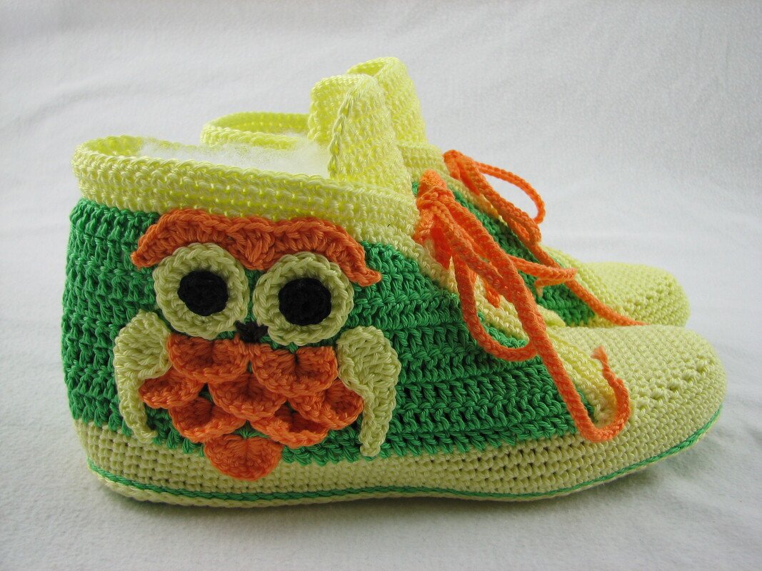 Häkelanleitung Hausschuh "Sneaker Esmarald" - Größe 32 - 47 - Bild 8