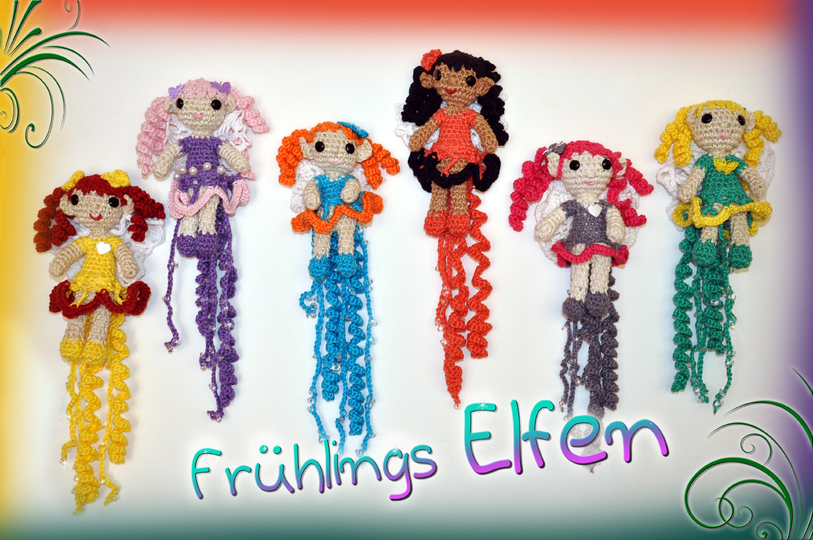 Frühlings Elfen Amigurumis