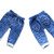Jeans trousers for babies/toddlers in knitted look, size 0 m- 3 y.