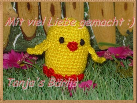 Häkelanleitung Ü-Ei umhäkeln Ostern Kücken