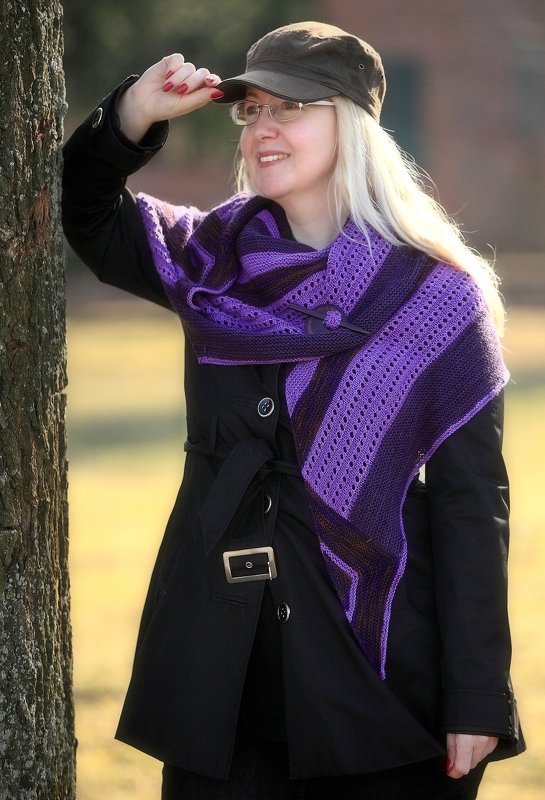 Strickanleitung Tuch "Mellon" für Einsteiger - Bild 4