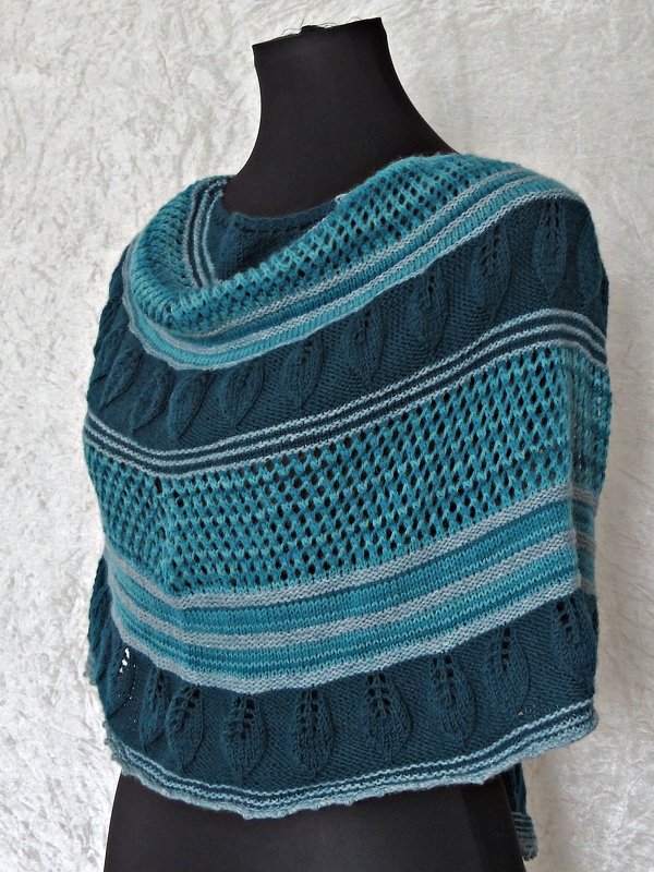 Rund um den Hals - Stricke das wunderschöne Tuch Lórien - Bild 6