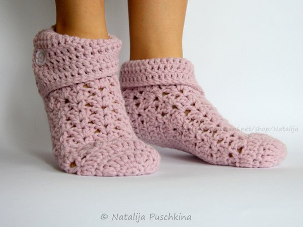 Easy and Quick crochet pattern Socks - Size UK: 3,5-9.