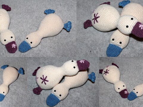 Squeaky Duck Crochet Pattern – Amigurumi Duck, English & German