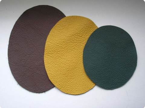 Lederflicken Lederpatches selber machen