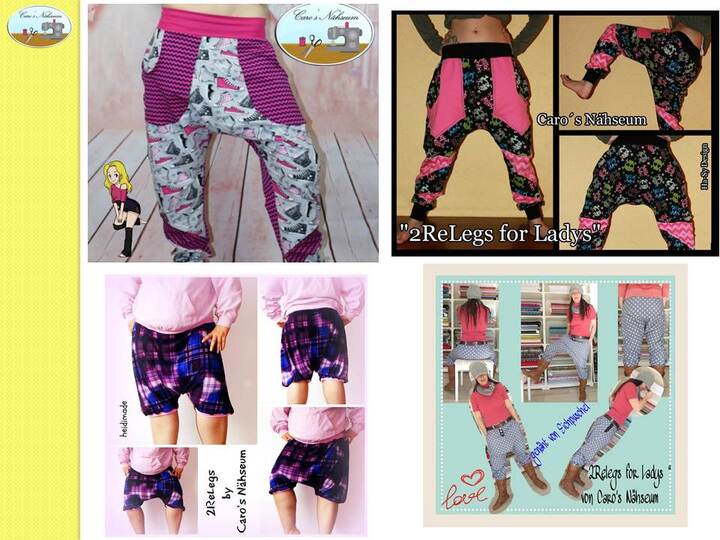 Kombi-E-Book "2ReLegs" Größe 32 - 50 + 110 - 164