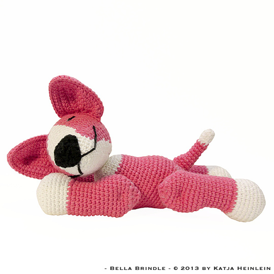 Amigurumi E-Book Häkelanleitung bull terrier bully Hund pdf Anleitung