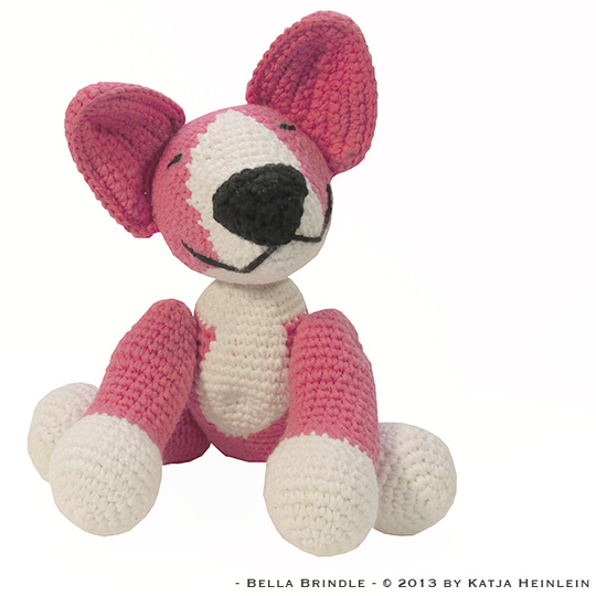 Amigurumi E-Book Häkelanleitung bull terrier bully Hund pdf Anleitung