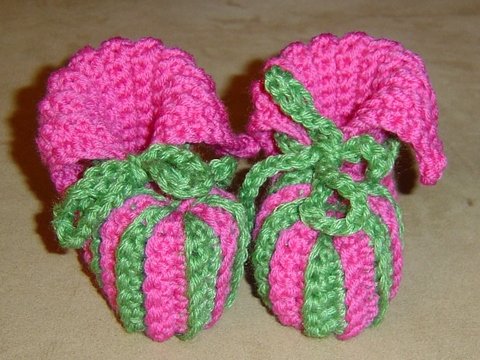 Baby-Häkelschuhe einfach