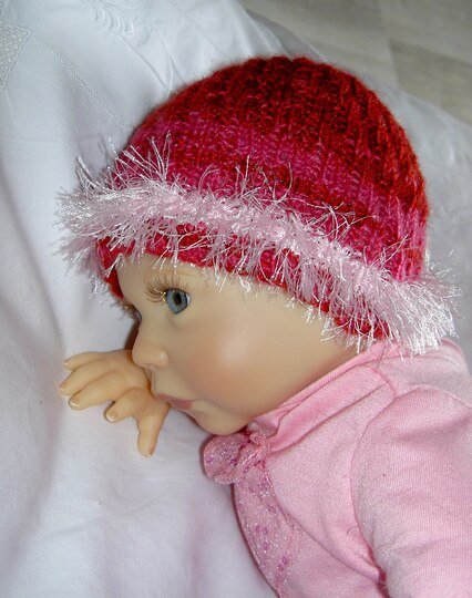 Strickanleitung Spiralmütze und Spiralsocken für Babys Gr. 50 - 68  #008