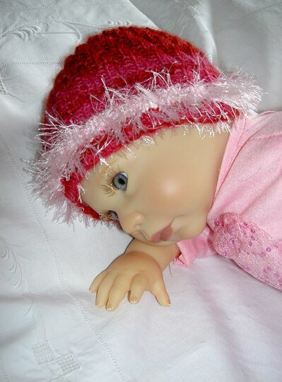 Strickanleitung Spiralmütze und Spiralsocken für Babys Gr. 50 - 68  #008