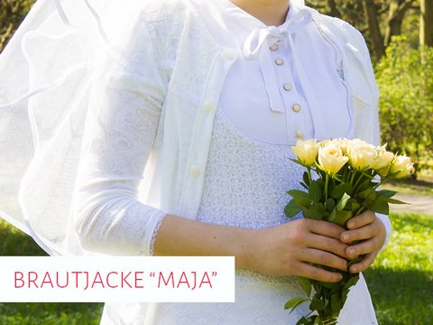  Schnittmuster Cardigan / Brautjacke "Maja"