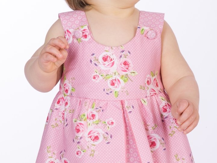 Baby Pinafore Dress ROSA – PDF Pattern 3m/6m-3y/4y