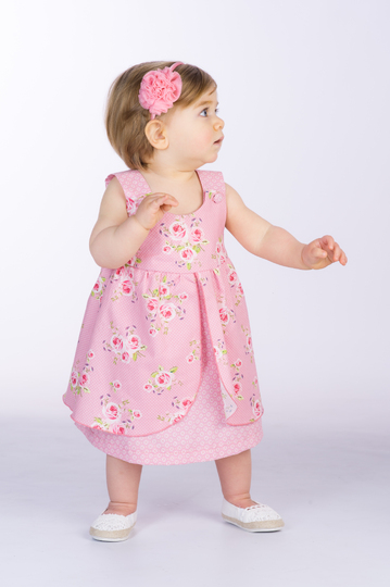 Babykleid ROSA – Hängerchen Schnittmuster 62/68–98/104