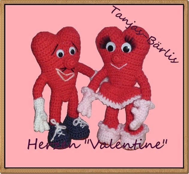 Häkelanleitung Valentine-Herzen Amigurumi - Bild 4