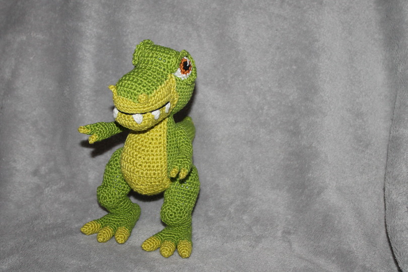 T-Rex Häkelanleitung – Amigurumi Dinosaurier, Deutsch & Englisch