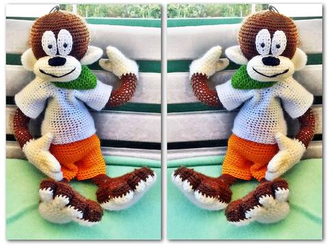 Häkelanleitung Äffle