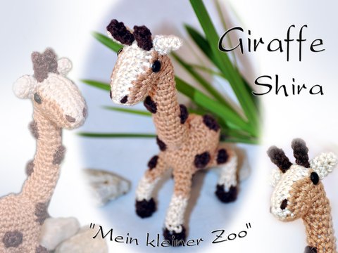 "Giraffe - Shira" aus "Mein kleiner Zoo" Amigurumi 