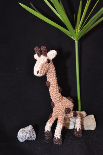 "Giraffe - Shira" aus "Mein kleiner Zoo" Amigurumi 
