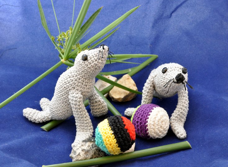 "Seelöwe Kiki " aus "Mein kleiner Zoo" - Amigurumi