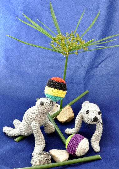 "Seelöwe Kiki " aus "Mein kleiner Zoo" - Amigurumi