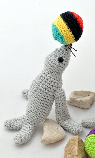 "Seelöwe Kiki " aus "Mein kleiner Zoo" - Amigurumi