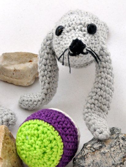 "Seelöwe Kiki " aus "Mein kleiner Zoo" - Amigurumi