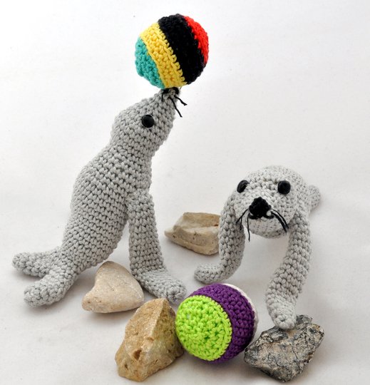 "Seelöwe Kiki " aus "Mein kleiner Zoo" - Amigurumi