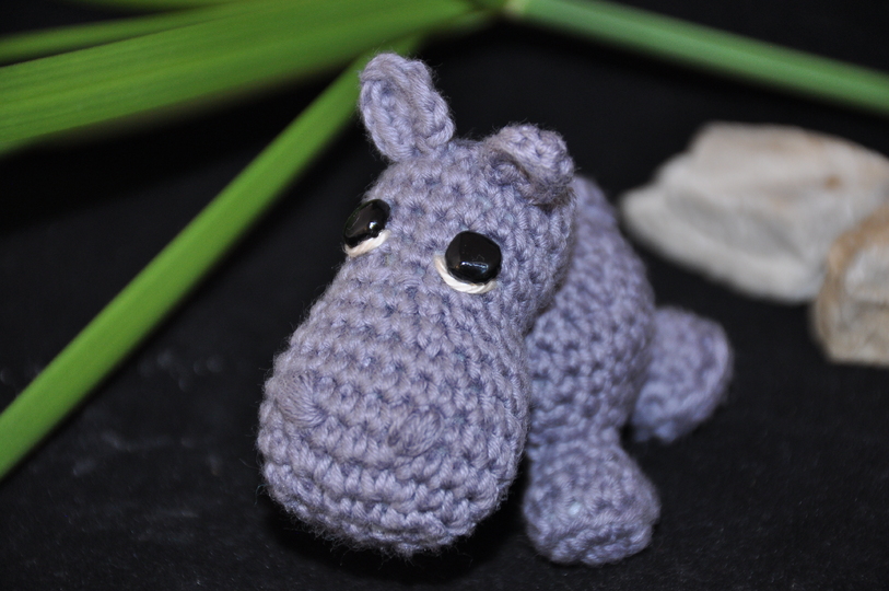 "Nilpferd Hippo" aus "Mein kleiner Zoo" Amigurumi