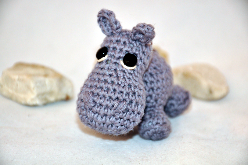 "Nilpferd Hippo" aus "Mein kleiner Zoo" Amigurumi