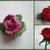 Tunesisches Häkeln: Rose, Rosen, vielseitig einsetzbar: als Deko, Geschenkanhänger, liegend, mit Stiel… hat Stil !