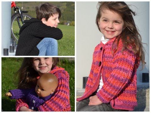 - LUAN - Basic Kapuzenjacke häkeln, alle Größen bis Größe L, unisex Anleitung