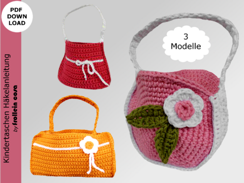 Häkelanleitung "Kindertaschen"