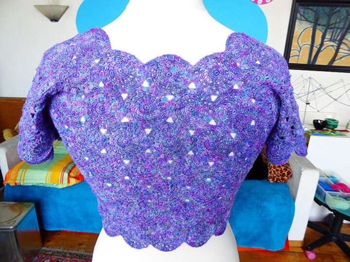 Häkelanleitung * Sommertop "Lisas Kreise" größenflexibel