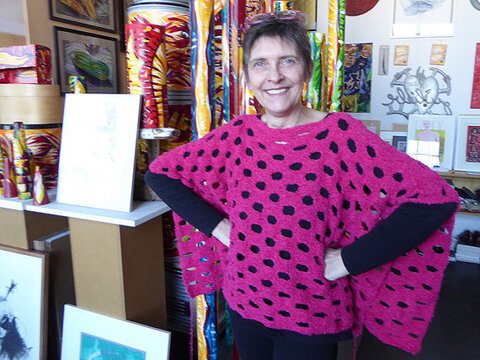 Strickanleitung * Top "Flotte Motte" mit oder ohne Ärmel in variablen Größen