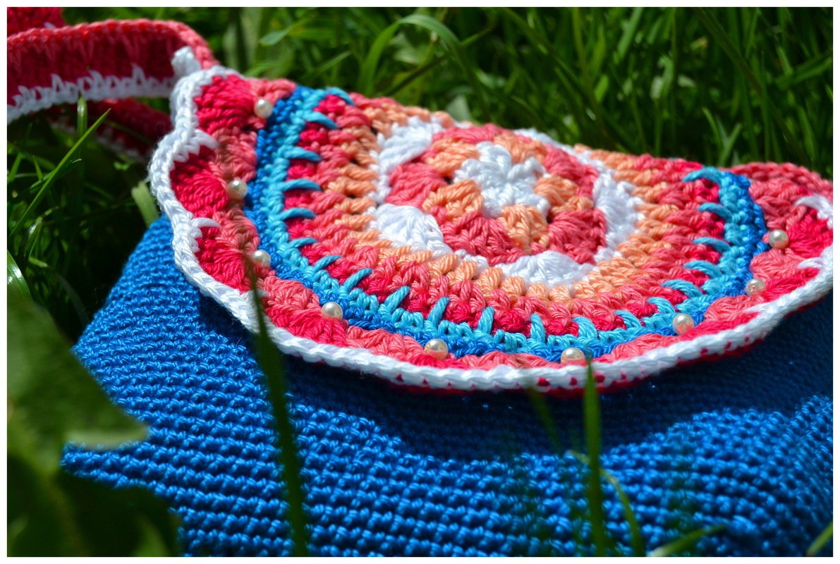 - MARIZZA - gehäkelt, Mandalatasche für Mädchen, Kindertasche, Geschenk - Bild 3