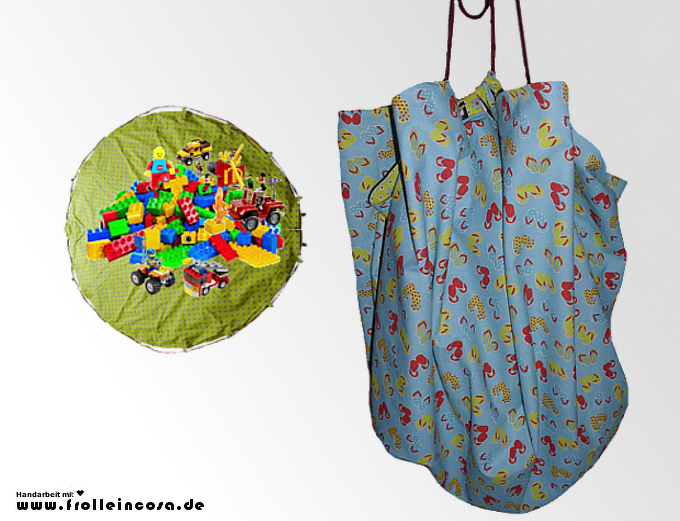 Nähanleitung "Spieldecke / Aufräumbeutel" - Bild 2