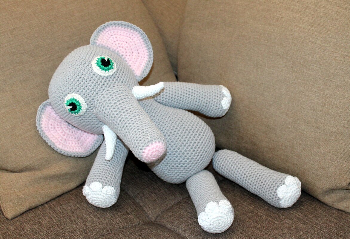 Häkelanleitung XXL Elefant 