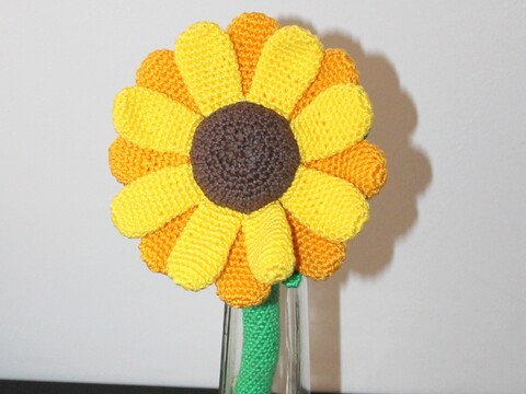 Häkelanleitung Sonnenblume