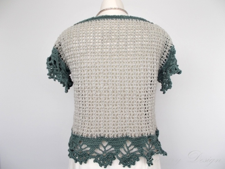 Häkelanleitung Sommerpulli Größe S-XXXL Luxury Design No.35