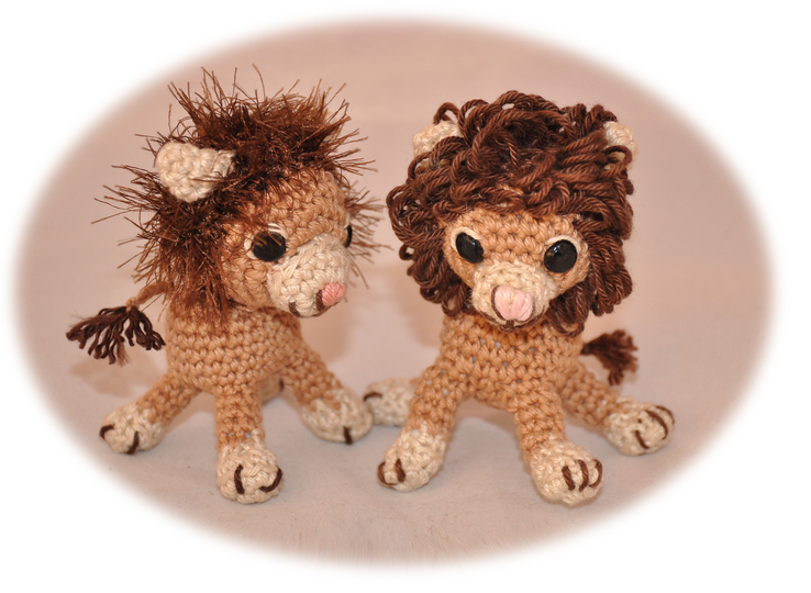 Löwe -Myra  aus "Mein kleiner Zoo" Amigurumi 