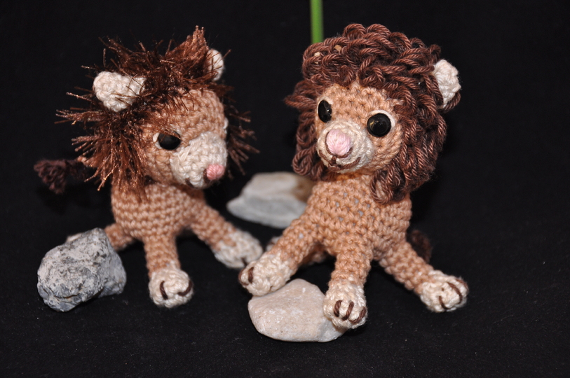 Löwe -Myra  aus "Mein kleiner Zoo" Amigurumi 