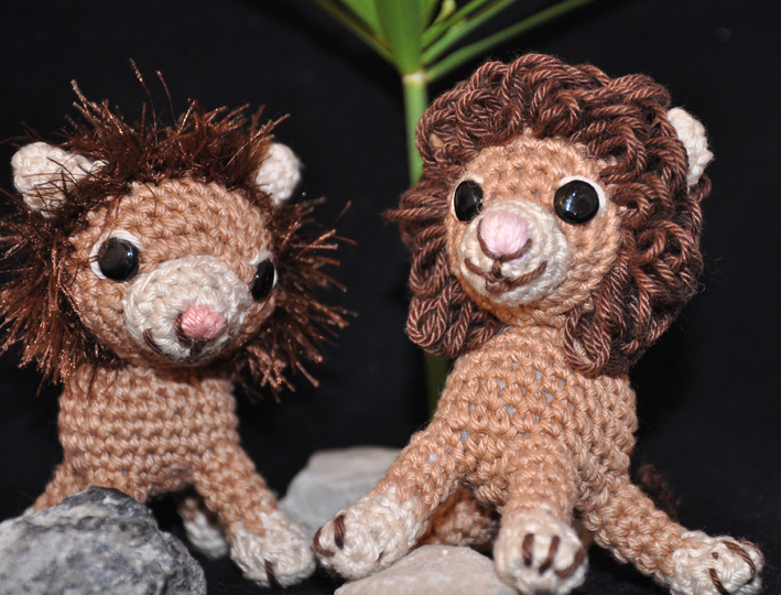 Löwe -Myra  aus "Mein kleiner Zoo" Amigurumi 