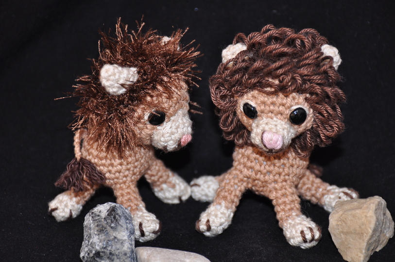 Löwe -Myra  aus "Mein kleiner Zoo" Amigurumi 