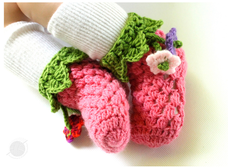 Baby & children's socks "Forest berries" (sizes: 0 m.- 5 y.)