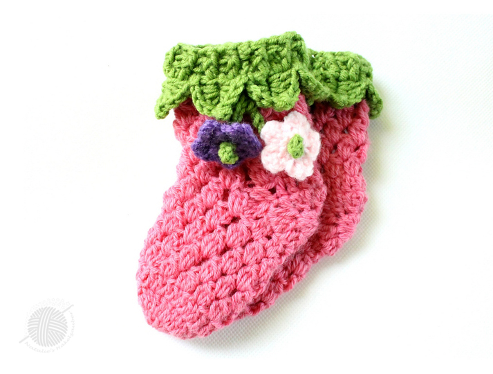 Baby & children's socks "Forest berries" (sizes: 0 m.- 5 y.)