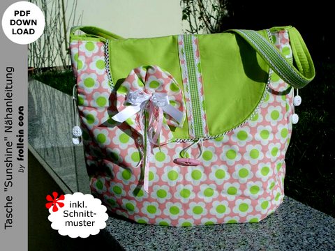 Nähanleitung Tasche "Sunshine"