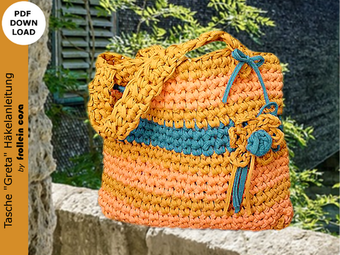 Häkelanleitung Tasche "Greta"