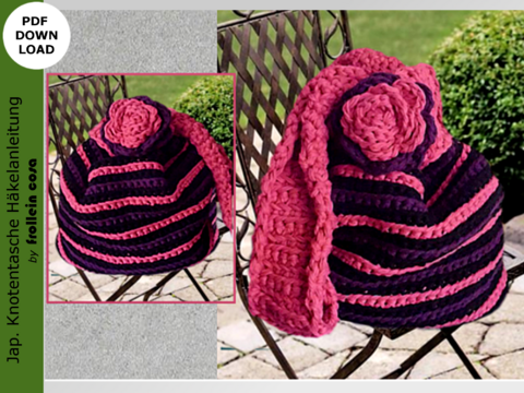 Häkelanleitung "Japanische Knotentasche"